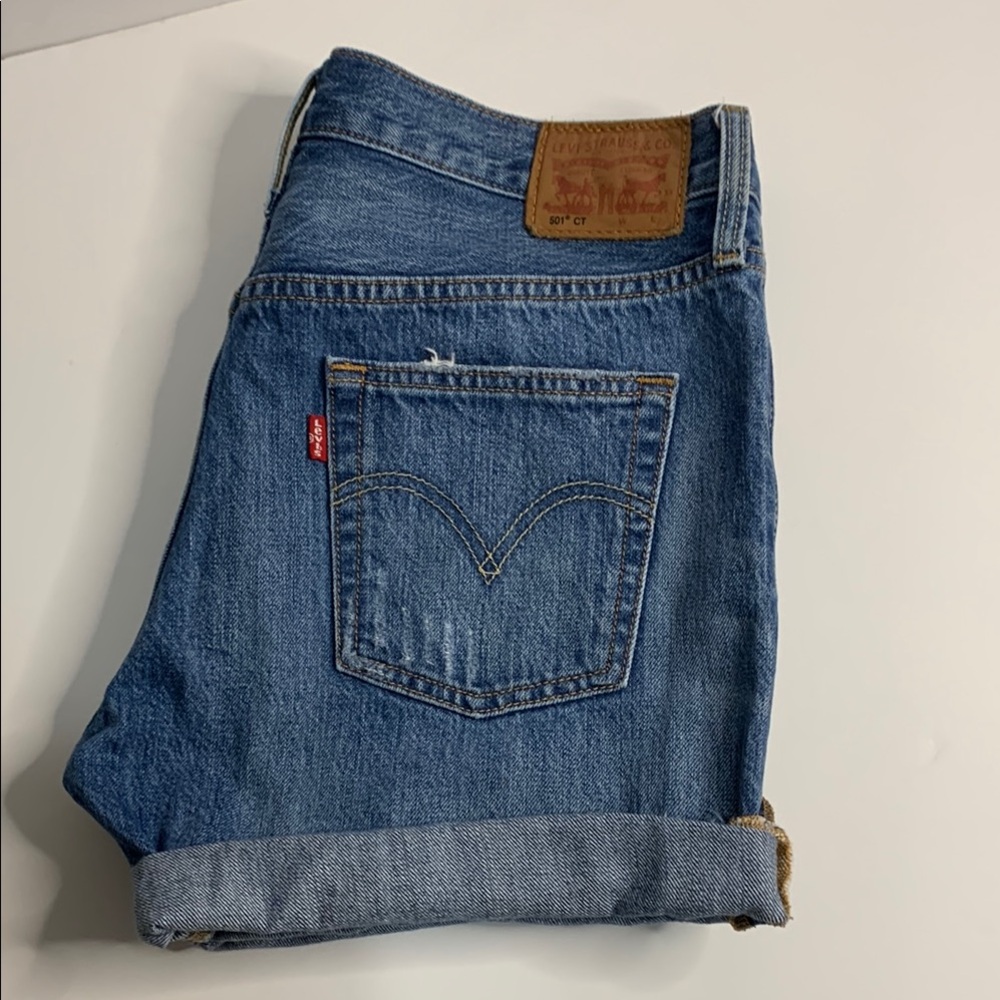Levi's Classic Denim Cutoff Shorts